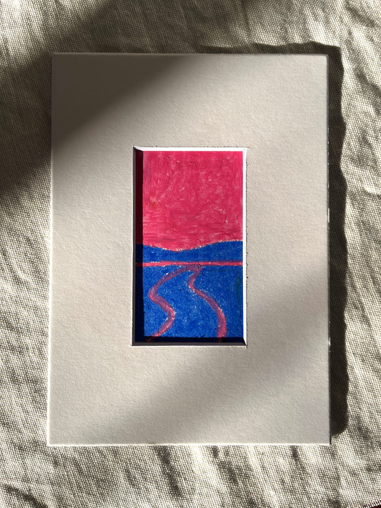 "Turn To Me" Oil Pastel