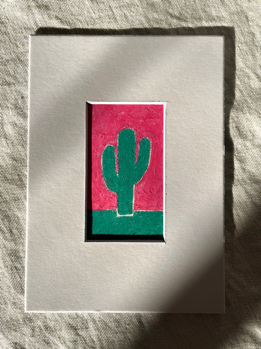 "Storing Hope" Oil Pastel