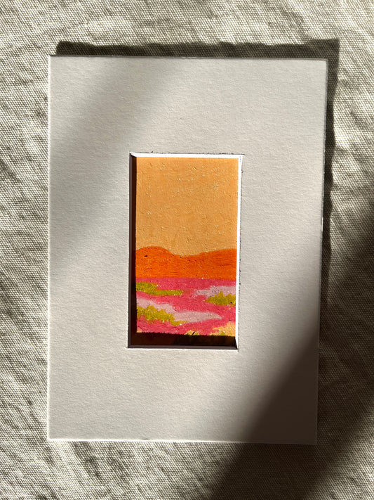 "A Hug from God" Oil Pastel