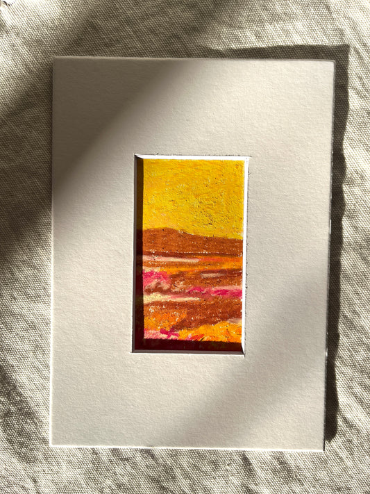 "Loving the Ordinary" Oil Pastel