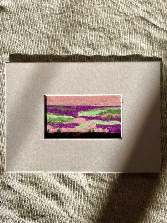 "Beauty in Unlikely Places" Oil Pastel