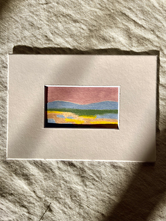 "Joy From Nowhere" Oil Pastel