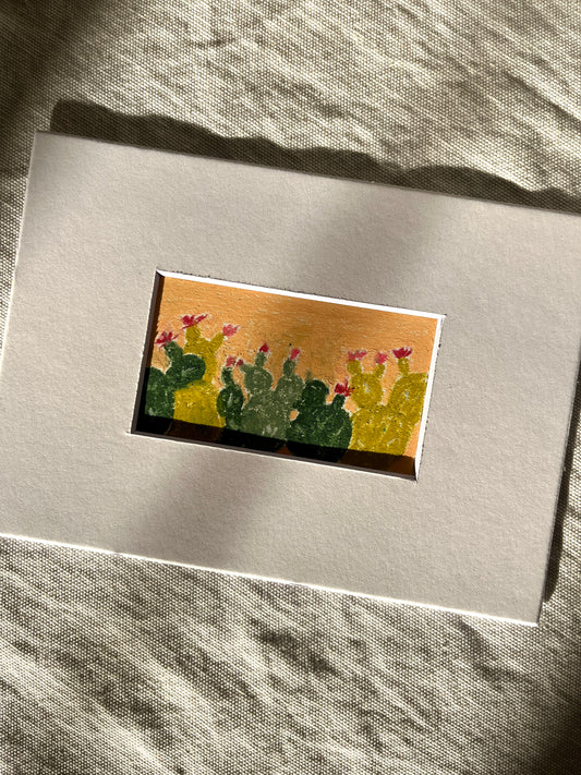 "Honest Love" Oil Pastel