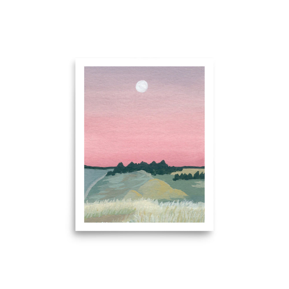 In the Meadow Landscape Print