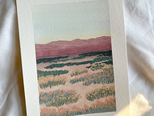 Why I paint blooming deserts