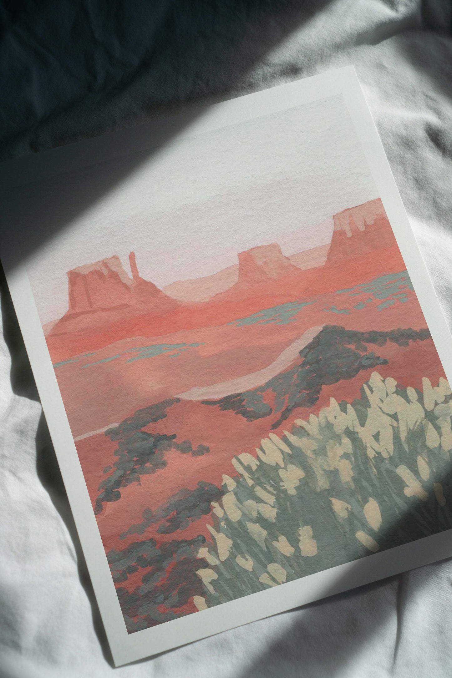 In the Desert Landscape Print