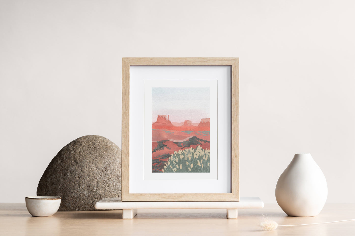 In the Desert Landscape Print