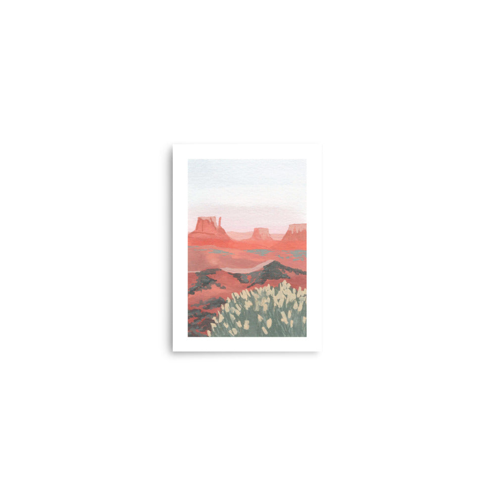 In the Desert Landscape Print