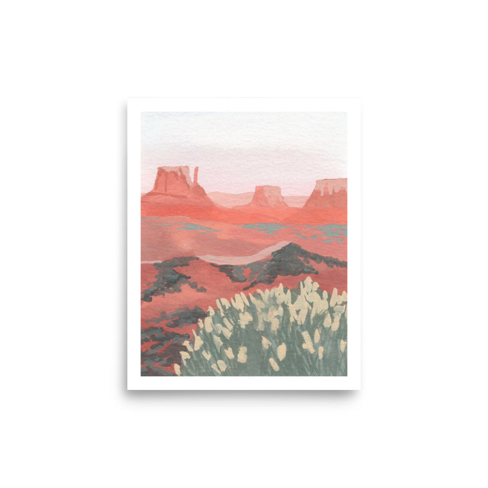 In the Desert Landscape Print